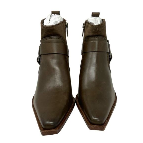 Vince Camuto Nenanie Pointed Toe Bootie Sable Size 7.5 NWT $179 MSRP - Picture 2 of 7